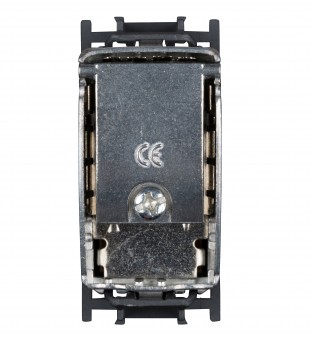 Insert priza antena SAT, punct terminal, 1dB, 1M, negru