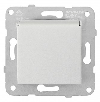 Insert priza, contacte de prot, prot IP2XC si capac, argint
