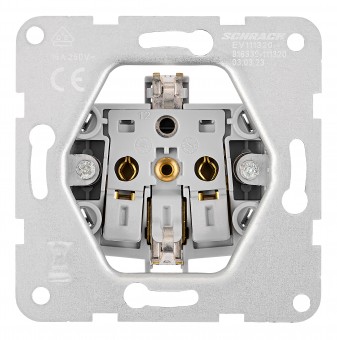 Insert priza cu capac si protectie, conexiune elastica, antr