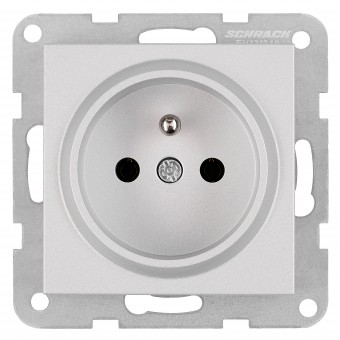 Insert priza cu Pin PE, conexiune elastica, argintiu