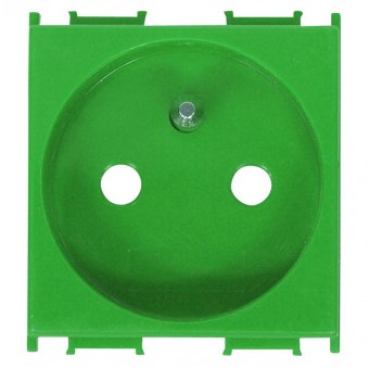 Insert priza cu pin PE, protectie marita,16A,cl. surub,verde