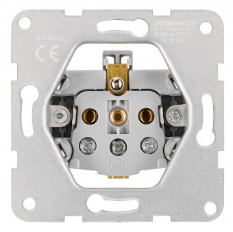 Insert priza cu Pin PE si protectie, conexiune cu surub, ant