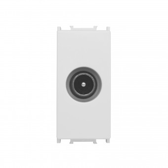 Insert priza TV de trecere, 10dB, 1M, alb