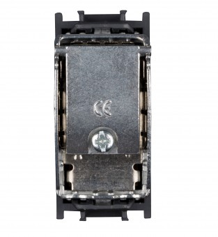Insert priza TV de trecere, 10dB, 1M, negru