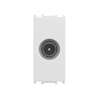 Insert priza TV punct terminal 1dB, 1M, alb