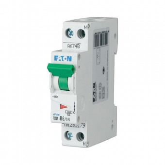 Intrerupator automat 1P+N 6A curba C 4.5kA – EATON | 501058