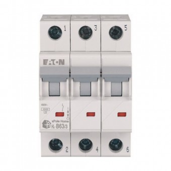Intrerupator automat 3P 63A curba B 4.5kA xPole Home – EATON | HL-B63/3