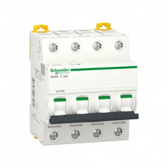 Intrerupator automat 4P 16A curba C 6kA – SCHNEIDER | A9K24416