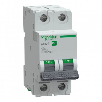 Intrerupator automat Easy9 PRO 20A 2P curba C 6kA – SCHNEIDER | EZ9F57220
