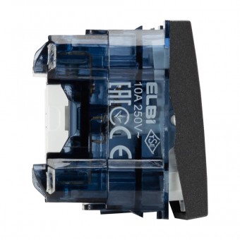 Intrerupator cu revenire 2M 10A antracit mat Moda Voice - ELBI
