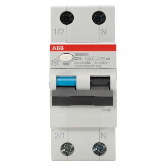 Intrerupator Diferential 25A 1P+N C 6KA 30MA, DSH201