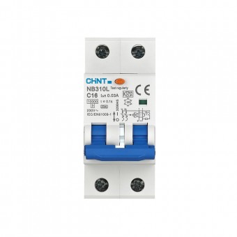 Intrerupator diferential RCBO 20A 3P+N 30mA 6kA tip AC, Chint