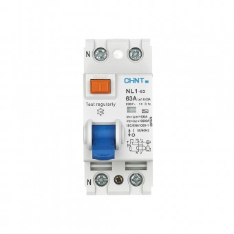 Intrerupator diferential RCCB 40A 2P 30mA 6kA tip AC, Chint
