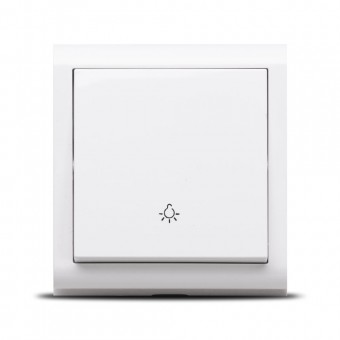 Intrerupator simplu 10A alb Nivo - OVIVO | 402-010000-205