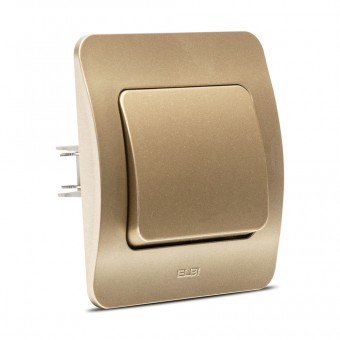 Intrerupator simplu 10A titan Jazz - ELBI
