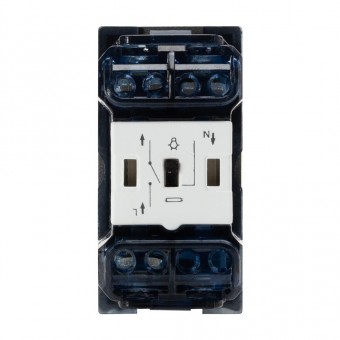 Intrerupator simplu 1M 10A antracit mat Moda Voice - ELBI