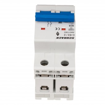 Intreruptor automat AMPARO 10kA, C 63A, 2 poli