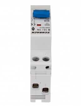 Intreruptor automat modular AMPARO, 6kA, B 10A, 1P+N, 1UH