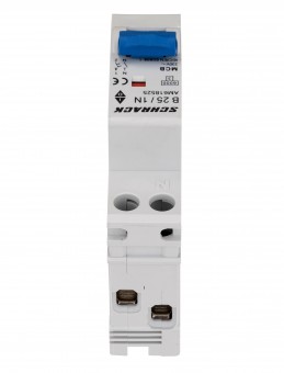 Intreruptor automat modular AMPARO, 6kA, B 25A, 1P+N, 1UH