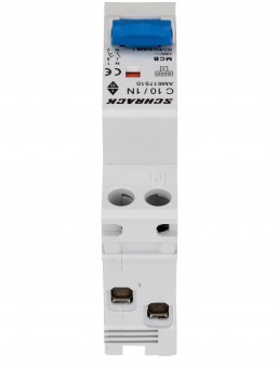 Intreruptor automat modular, AMPARO 6kA, C 10A, 1P+N, 1UH