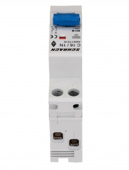Intreruptor automat modular, AMPARO 6kA, C 16A, 1P+N, 1UH