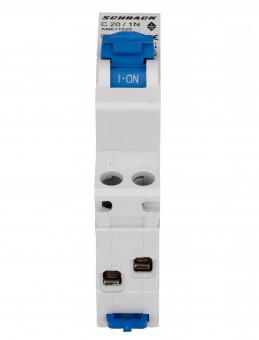 Intreruptor automat modular, AMPARO 6kA, C 20A, 1P+N, 1UH
