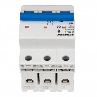 Intreruptor automat modular (MCB) AMPARO 10kA, D 10A, 3 poli