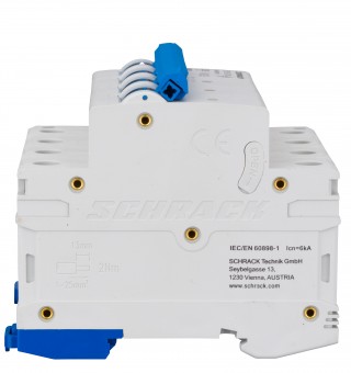 Intreruptor automat modular (MCB) AMPARO 6kA, B 16A, 3P+N