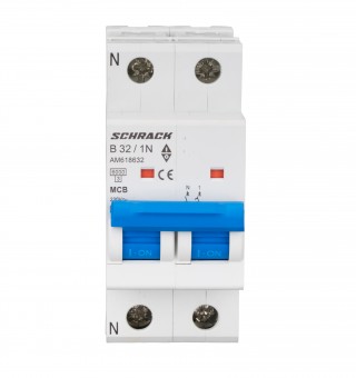Intreruptor automat modular (MCB) AMPARO 6kA, B 32A, 1P+N