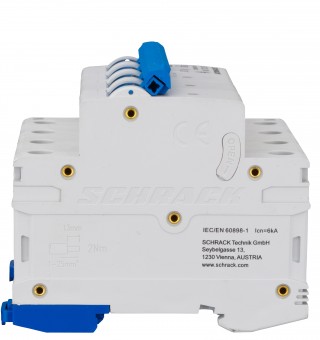 Intreruptor automat modular (MCB) AMPARO 6kA, B 32A, 3P+N