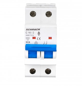 Intreruptor automat modular (MCB) AMPARO 6kA, C 16A, 2-poli