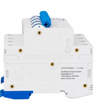 Intreruptor automat modular (MCB) AMPARO 6kA, C 6A, 3P+N