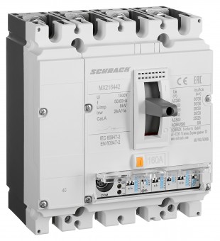 Intreruptor automat Tip EN, 4 poli, 36kA, 160A