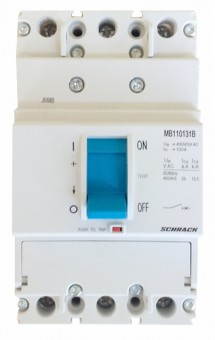 Intreruptor compact MB 25kA, borne cleme rapide 100A, 3 poli