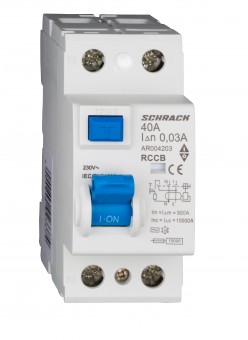 Intreruptor diferential AMPARO (10kA), 40A, 2-poli, 30mA