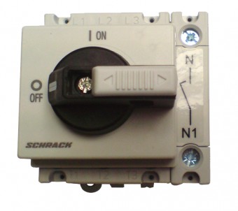 Intreruptor principal modular 63A negru 4p