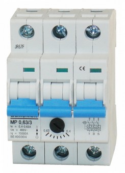 Intreruptor protectii motoare 3p 0,40-0,63A