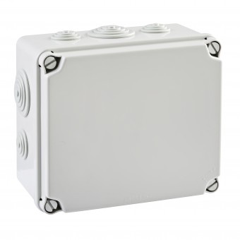 Junction Box IP65, H=167 W=191 D=100, 6xM25 4xM40