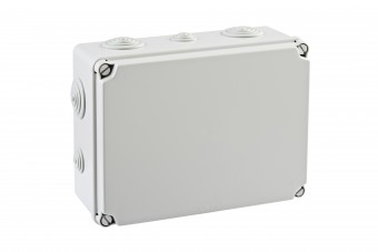 Junction Box IP65, H=197 W=260 D=100, 6xM40 4xM25