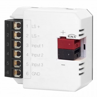 KNX-TP audio interface with MP3, speaker, tones & scenes