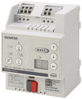 KNX/DALI Gateway, for max. 64 DALI-EVGs
