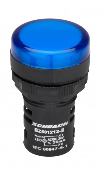 Lampa de semnalizare cu LED, monobloc, 24V-AC/DC, albastru