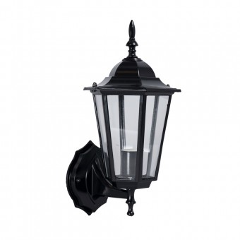 Lampa Gradina Corona Negru 1xE27 60W IP44