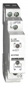 Lampa semnal. mod. dubla cu LED-uri rosu/verde, 12-24V AC/DC