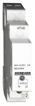 Lampa semnaliz. modulara cu 1 LED rosu/verde, 12-24V AC/DC