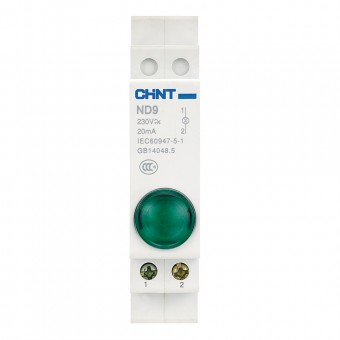 Lampa semnalizare sina 230VAC/DC, verde, Chint