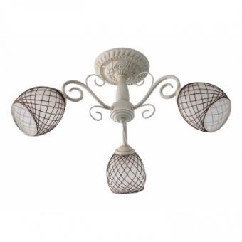  Lustra Elegance Crom+Alb+Maro 3xE27 60W 