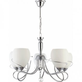 Lustra Maky Crom+Alb 5XE27 60W