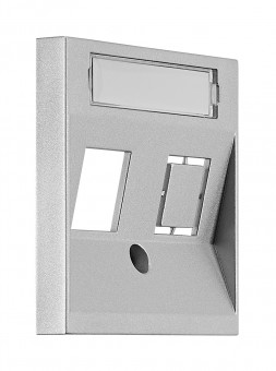 Masca 1*RJ45 ToollessLine, argintie