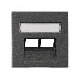Masca 2*RJ45, antracit